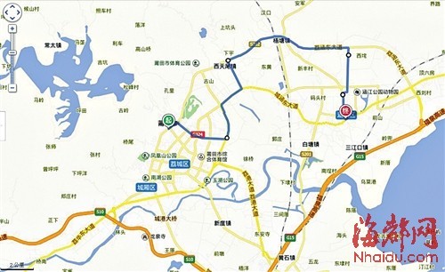 莆田城区往返涵江春节或大堵车 绕行有3方案