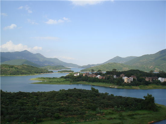 莆田市城廂區常太鎮東圳水庫圳湖映碧